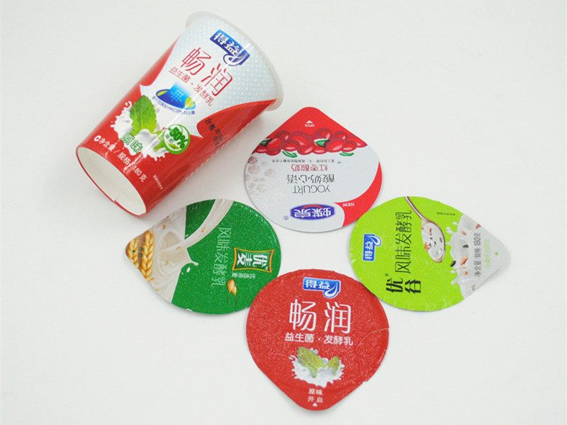 10 colors Precut Aluminum Yogurt Lids Recyclable 20mic To 90mic Foil